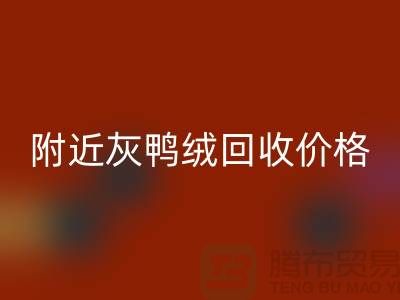 附近灰鸭绒万搏官方网站_万搏(中国)
价格多少钱一公斤?##上海腾布贸易
