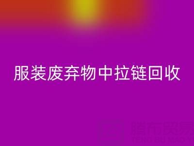 服装废弃物中拉链万搏官方网站_万搏(中国)
的特殊性及应对措施